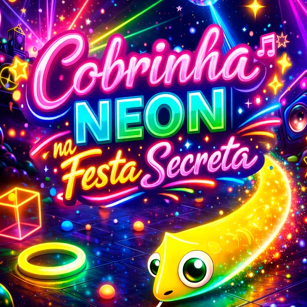 Ícone de Cobrinha Neon